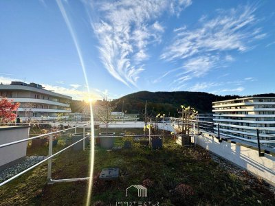 PENTHAUS-FEELING: Moderne 2-Zimmer-Wohnung mit Balkon, privater Dachterrasse und Tiefgarage
