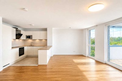 Raumwunder am Riedberg: Effiziente 4-Zimmer-Wohnung (91 m²) im Hochparterre – Balkonlage wie im 1.OG