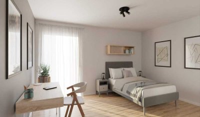 Kompaktes Apartment im 3. Obergeschoss mit integrierter Küche