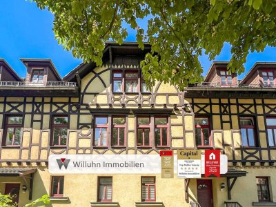 Lichtdurchflutete Etagenwohnung im historischen Landhaus | Parkett | idyllisch gelegen