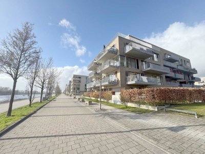 Luxuriöse Eigentumswohnung mit Kamin, Einbauküche und zwei Stellplätzen in moderner Anlage in der...