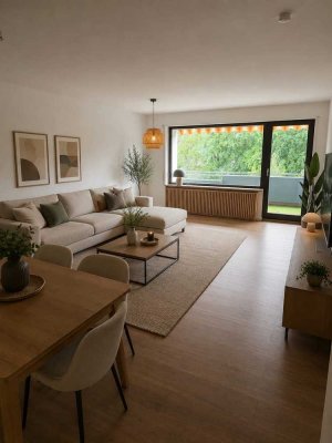 Zentral und ruhig gelegene 3 Zimmer Wohnung 2 Balkone