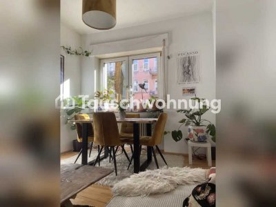 Tauschwohnung: 3 Zimmer Wohnung im Stühlinger mit großer Terrasse im EG.
