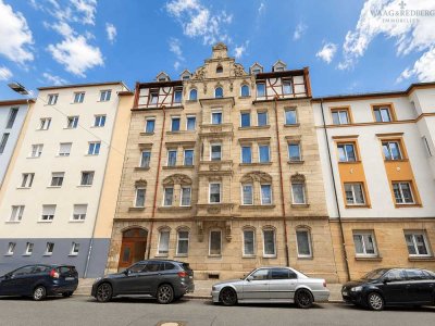 Charmante 3-Zimmer-Altbauwohnung mit Entwicklungspotenzial in zentraler Lage von Fürth