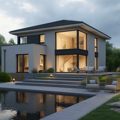 Exklusives Einfamilienhaus 'München' in Landshut – Großes Grundstück inklusive!