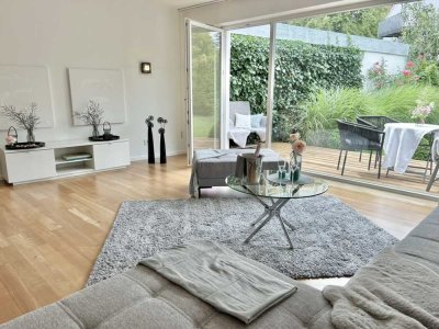 Rarität in Tutzing, Seenah,exclusive sonnige möbl. 2,5 Zi Wohnung mit eign. Hauseingang u Vorgarten