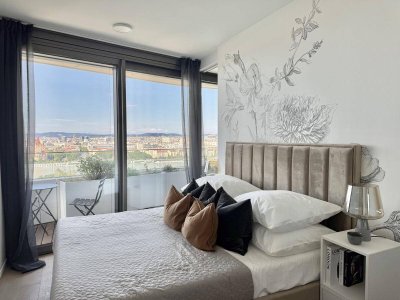 All in Miete - Doorman, Gym, Pool UND den schönsten Ausblick auf Stephansdom, Prater &amp; Neue Donau