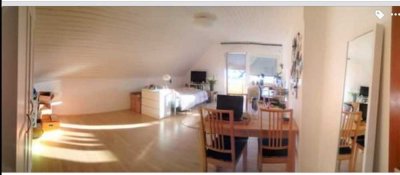 1-Zimmer-DG-Wohnung mit EBK und Süd-Balkon in Pfungstadt
