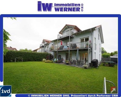***Schöne 3-Zimmer-EG-Wohnung mit Garten, Garage, Stellplatz, Keller- und Hobbyraum in Raubling***