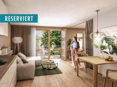 RESERVIERT: Zentrum Landeck | 1,5-Zimmer-Wohnung | 32,63 m² | Kleiner Balkon und viel Licht | 3. OG | Jöchlerhaus (TOP 10)