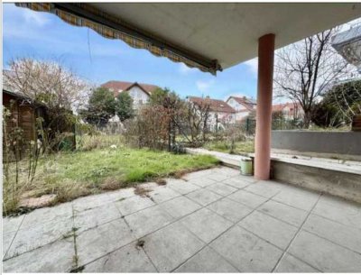 Erstbezug nach Sanierung: 2-Zimmer-Terrassenwohnung mit Garten, TG-Stellplatz & Aufzug in Flörsheim