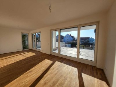 4 Zimmer Maisonette Wohnung mit Dachterrasse, 360 Grad-Weitblick in Geismar, KFW 40/Passivhaus
