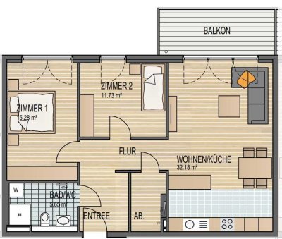 Toller Grundriss-tolle Lage! (Wohnung 4.08)