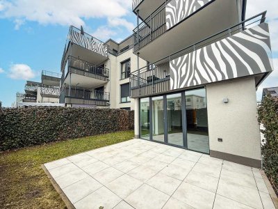 Moderne Gartenwohnung mit Design-Bad, Aufzug & Tiefgarage in Dortmund-Brackel