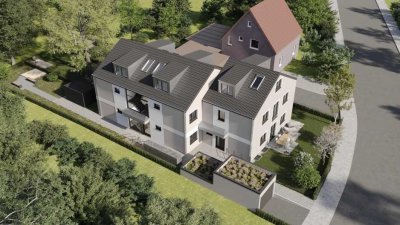 Besonderheit - Haus im Haus - Maisonettewohnung mit Balkon und Privatgarten - Whg 4