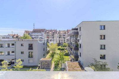 Moderne Penthousewohnung mit großzügiger, umlaufender Dachterrasse und Tiefgaragen-Stellplatz