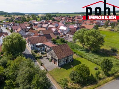 Wohnhaus in einem Ortsteil von Heldburg! Garten + Scheune!