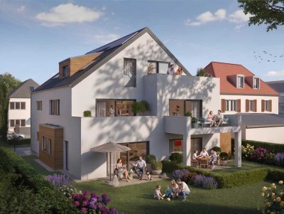 A+ Dachgeschosswohnung mit sonnigem Balkon in Top Lage