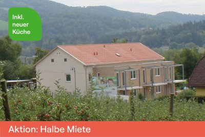 NEUE Küche - Schöne 3-Zimmer-Wohnung in Floing - geförderte Miete ODER geförderte Miete mit Kaufoption - 3 Zimmer