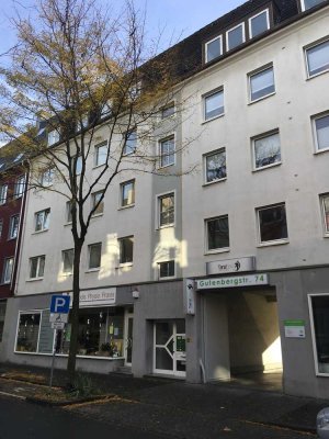 City-Living in Bestlage: 2 Zimmer, Wohnküche, Balkon, 76 m² – Gutenbergstr.