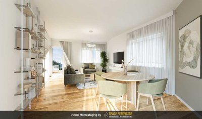 ANSPRUCHSVOLLE 4 ZIMMER WOHNUNG IN TOP-GEPFLEGTEM MEHRFAMILIENHAUS