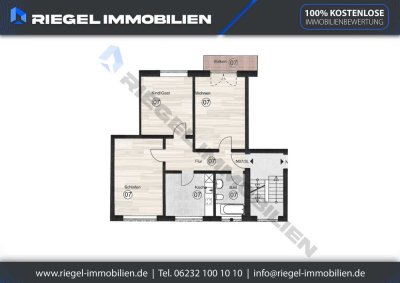 Sie hier? Wir auch! Kapitalanlage oder Eigennutzung! Schöne 3Zimmerwohnung mit Balkon, gute Wohnlage