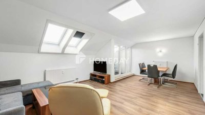 Freundliche Zwei-Zimmer-Wohnung mit Balkon und klarer Raumstruktur