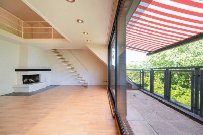 Df.-Zoo: Schöne Dachterrassenwohnung mit Blick in den Zoopark