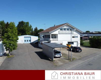 IDEALE KAPITALANLAGE: 3-Familienhaus + Lagerhalle in Bisingen