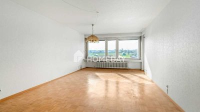 3 Zimmer mit Hobbyraum, Westloggia und Fernblick ins Grüne im ruhigen Märchenviertel