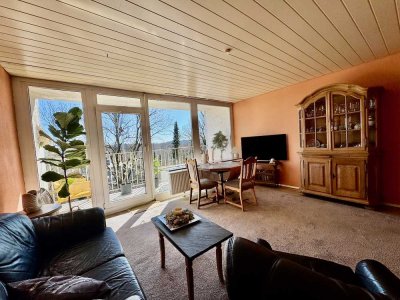 Solide 2 Zimmer Wohnung mit sonnigem Balkon