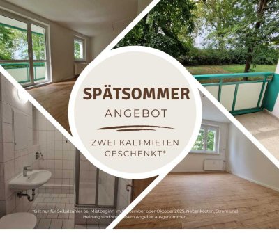 Spätsommer Angebot - Zwei Kaltmieten frei* - Großer Balkon und Einbauküche inklusive!