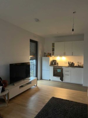 Moderne Einzimmerwohnung in Köln mit Balkon