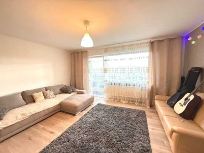 Gepflegte 3-Zimmer- Eigentumswohnung mit Fernblick, Balkon und Garage