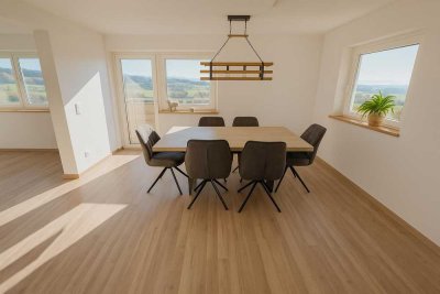 Märchenhaftes Zuhause mit Alpenblick