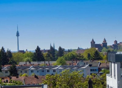 Penthouse-Erstbezug: Blick über Nürnberg bis zur Fränk. Schweiz - Seltene Gelegenheit
