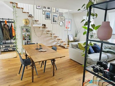 Wohnen mit Charakter!
Hochwertige Maisonette-Wohnung über den Dächern von Edenkoben