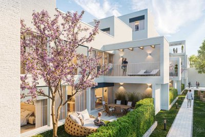 **NEUBAU** G.0.44 - exklusive 3-Zimmer Wohnung mit Gartenterrasse