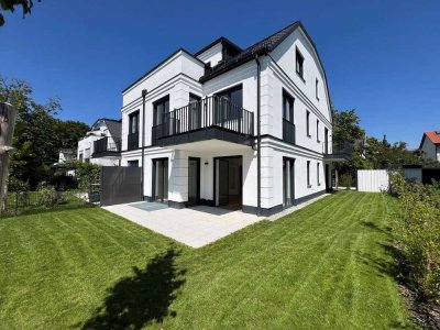 RESERVIERT ! Neubau-Gartenwohnung mit taghellem, wohnlichem Souterrain (inkl. 2. Bad)