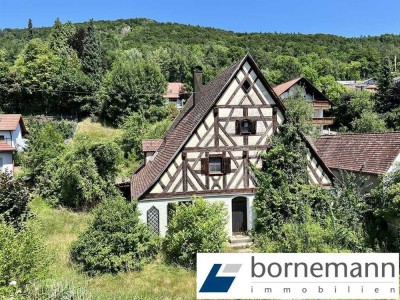 Für Liebhaber! Renov.-bed. Bauernhaus (Denkmalschutz) mit Scheune!