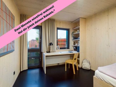 Frühlingsaktion: 2 Monate mietfrei*! Möblierte Wohnung in direkter S-Bahn Nähe |Basic Bude