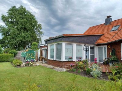 Gepflegte 3-Raum-Wohnung mit Wintergarten und 2 Terrassen in Marienhafe