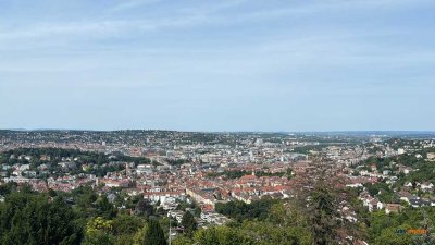 Atemberaubender Ausblick 2-Zimmer-Dachgeschosswohnung in Toplage von Stuttgart
