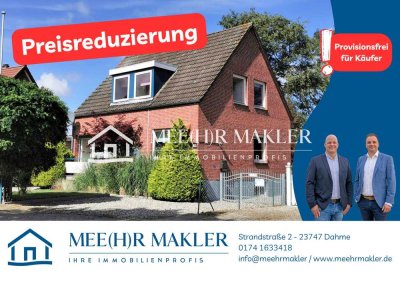 Einfamilienhaus mit 3 Wohnungen + Bungalow in Dahme/Ostsee zu verkaufen.