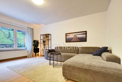 MÖBLIERT - WALDRANDLAGE - Fantastische Wohnung mit Balkon und Terrasse