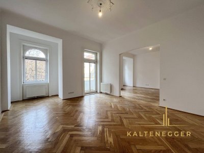 Stilvoller Altbau in Hofruhelage – großzügige 3–4-Zimmer-Wohnung mit Balkon