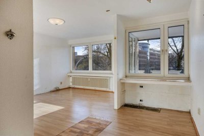 Zentrale Stadtwohnung mit Balkon und Raum für neue Ideen