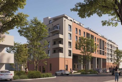 Erstbezug: Stilvolle 3-Zimmer-Wohnung mit Balkon in Top-Citylage