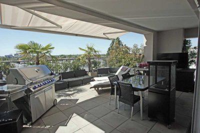3 Zimmer Luxus Penthouse mit 40 Qm Dachterrasse am Europa-Garten