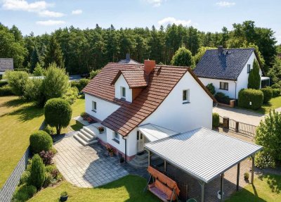 Charmantes Einfamilienhaus in Kolkwitz inkl. Bauland - großer Garten und einmaliger Blick ins Grüne!